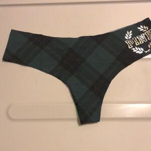Pink Victoria secret no show thong size medium NWT